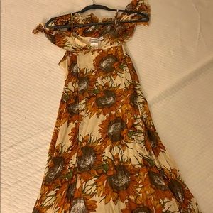 LF sunflower maxi dress - new with tag